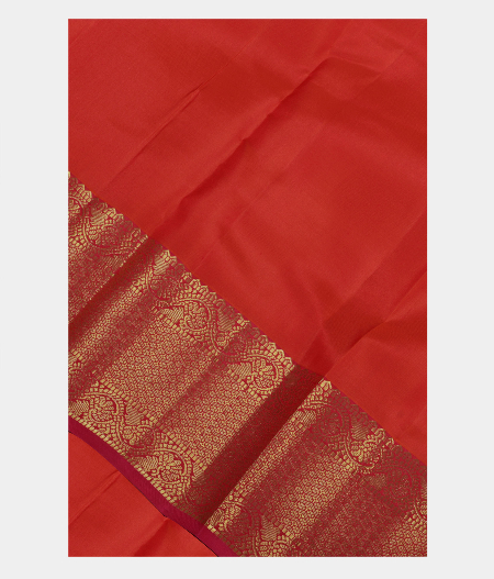 Orange Soft Silk Saree T211204-image