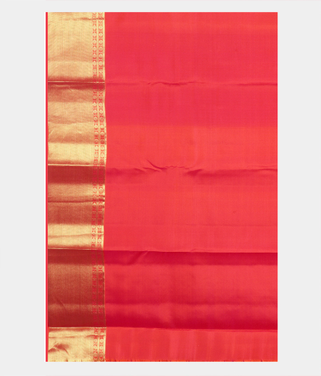 Pinkish Orange Soft Silk Saree T2079463