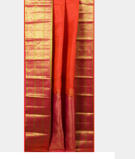 Orange Soft Silk Saree T2112052