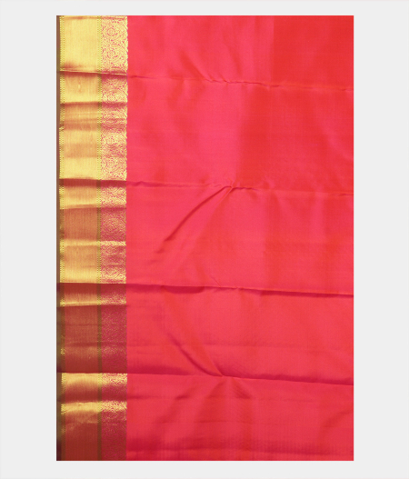 Pinkish Orange Soft Silk Saree T2080223