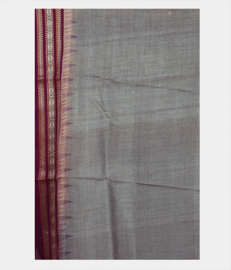 Grey VIdarbha Tussar Saree T2160313