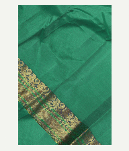 Green Soft Silk Saree T211516-image