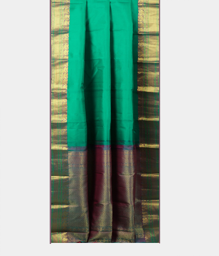 Green Soft Silk Saree T2115162