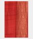 Red Tussar Printed Saree T2158933