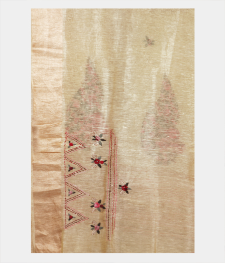 yellow-linen-embroidery-saree-t184482-t184482-c