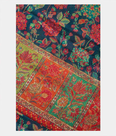 Blue Cashmere Kani Silk Saree T217003-image