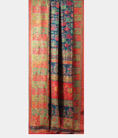 Blue Cashmere Kani Silk Saree T2170032