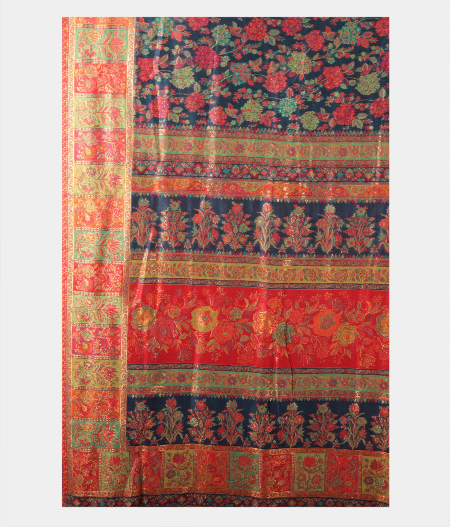 Blue Cashmere Kani Silk Saree T2170034