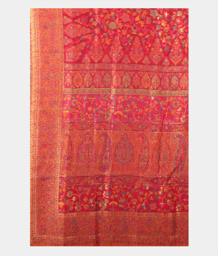 Red Cashmere Kani Silk Saree T2170014