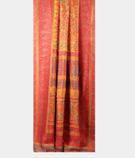 Yellow Cashmere Kani Silk Saree T2170062