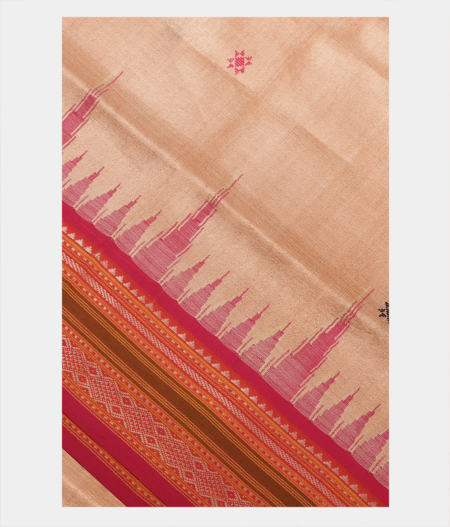 Beige Vidarbha Tussar Saree T217055-image