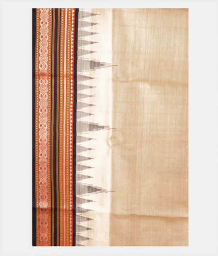 Beige Vidarbha Tussar Saree T2170553