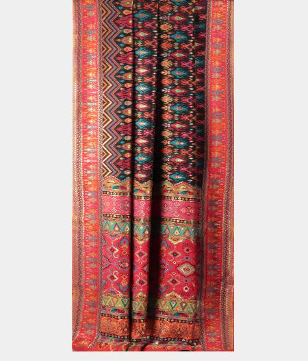 Black Cashmere Kani Silk Saree T2169972