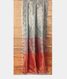 Bluish Grey Chanderi Silk Saree T2166893