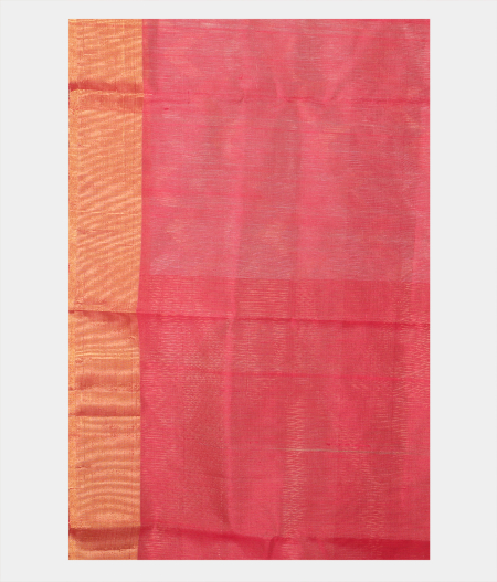 Bluish Grey Chanderi Silk Saree T2166894