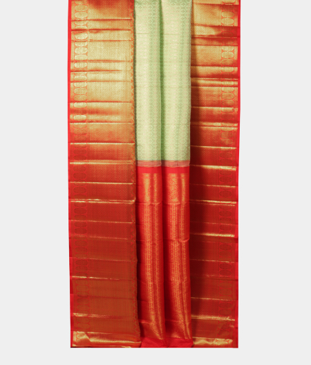 Green Handwoven Kanjivaram SIlk Saree T2082252