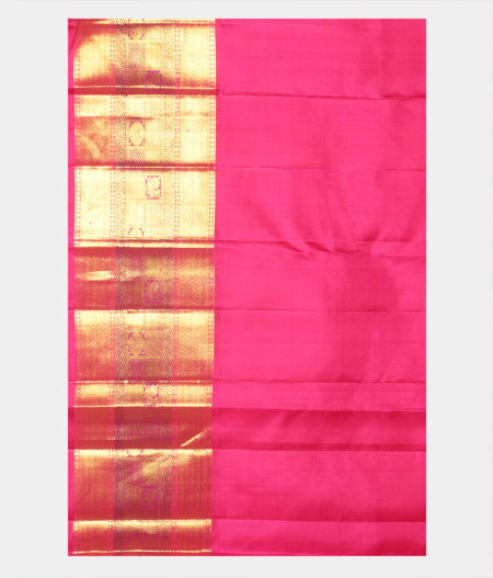 Peach Handwoven Kanjivaram Silk Saree T2123363