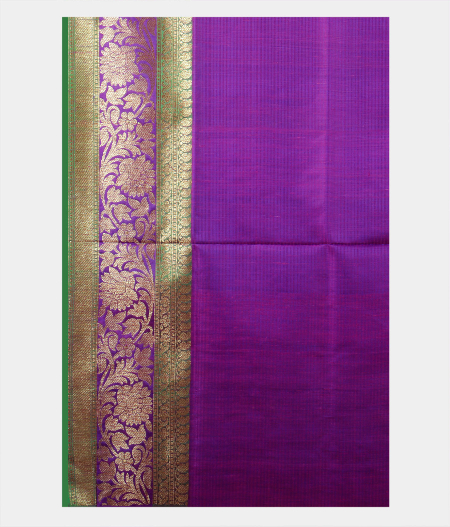 Magenta Banaras Tussar Saree T2129033
