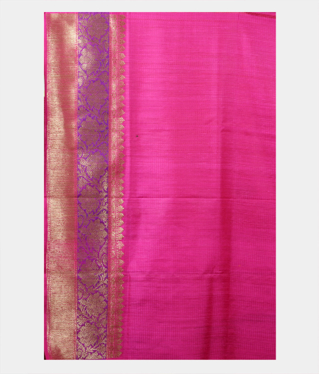 Pink Banaras Tussar Saree T2128893