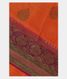 Orange Banaras Tussar Saree T2128811