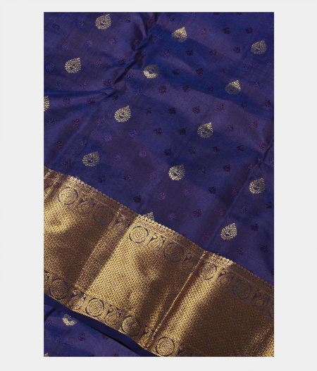 Blue Soft Silk Saree T213240-image