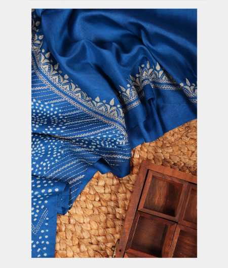 Blue Pure Silk Saree T216772-image