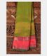Yellowish Green Handwoven Kanjivaram Silk Saree T2096981