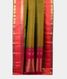 Yellowish Green Handwoven Kanjivaram Silk Saree T2096982
