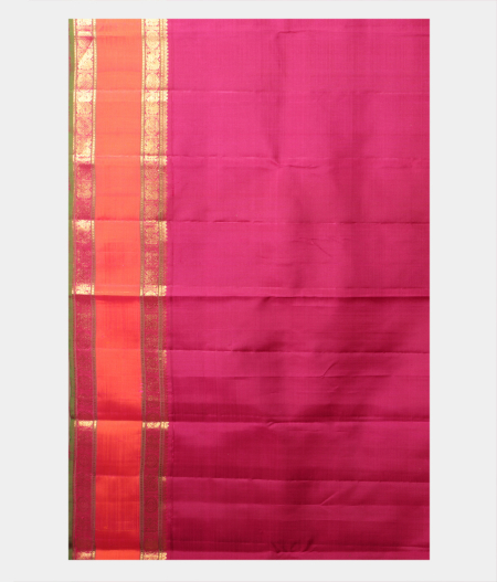 Yellowish Green Handwoven Kanjivaram Silk Saree T2096983