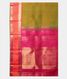 Yellowish Green Handwoven Kanjivaram Silk Saree T2096984