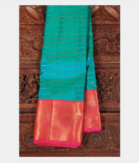 Green Handwoven Kanjivaram Silk Saree T211947-image