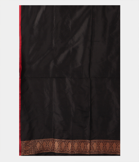 Black Banaras Silk Saree T2153793