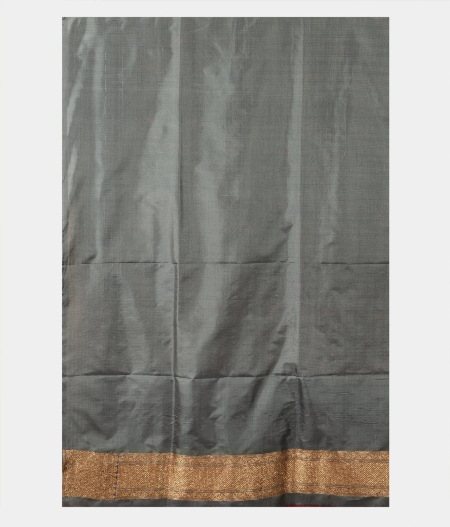 Grey Banaras Silk Saree T2166663
