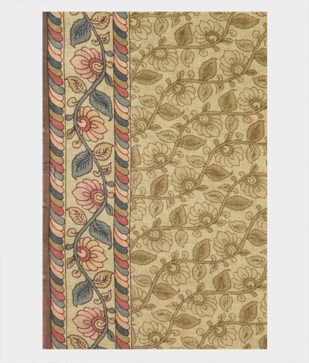 Green Kora Organza Embroidery Saree T2184083