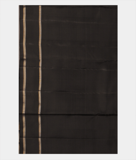 Black Handwoven Kanjivaram Silk Saree T2032233