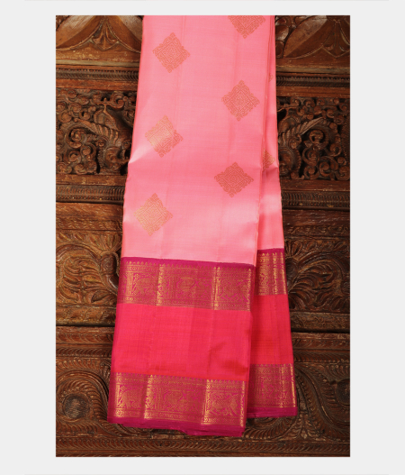 Pink Handwoven Kanjivaram Silk Saree T217592-image