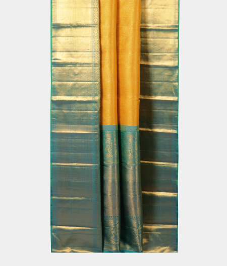 Yellow Handwoven Kanjivaram Silk Saree T2065172