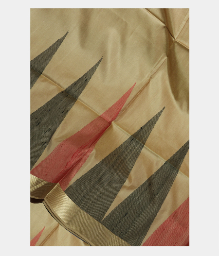 Beige Soft Silk Saree T68331-image