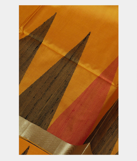 Yellow Soft Silk Saree T142804-image