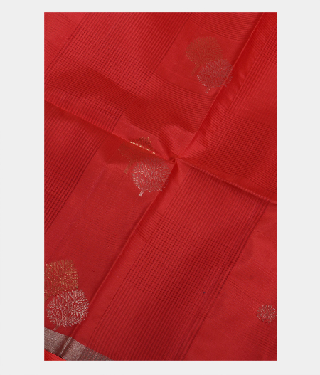 Pinkish Orange Soft Silk Saree T209413-image