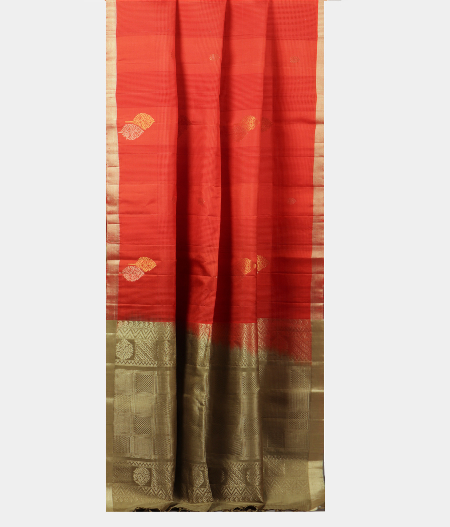 Pinkish Orange Soft Silk Saree T2094132