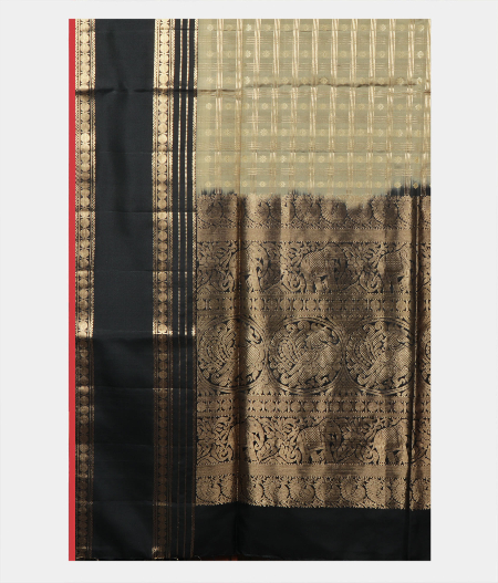 Greenish grey Soft Silk Saree T1993424