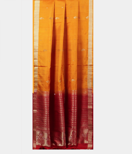 Yellow Soft Silk Saree T2005092