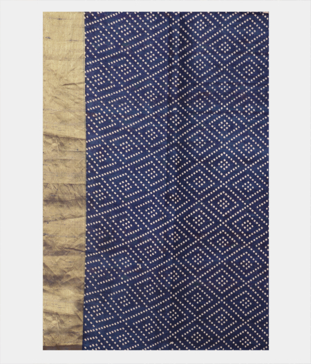 Purple Printed Raw Silk Saree T2075923