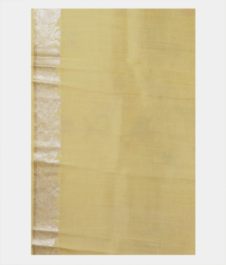 Yellow Kora Organza Printed Saree T2044203