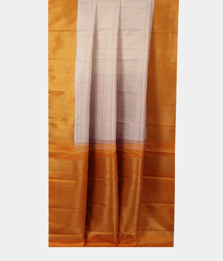 White Handwoven Kanjivaram Silk Saree T1900772