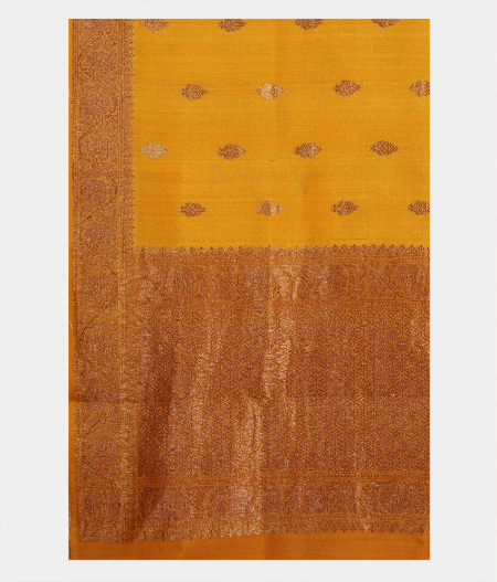 Yellow Tussar Saree T2159044
