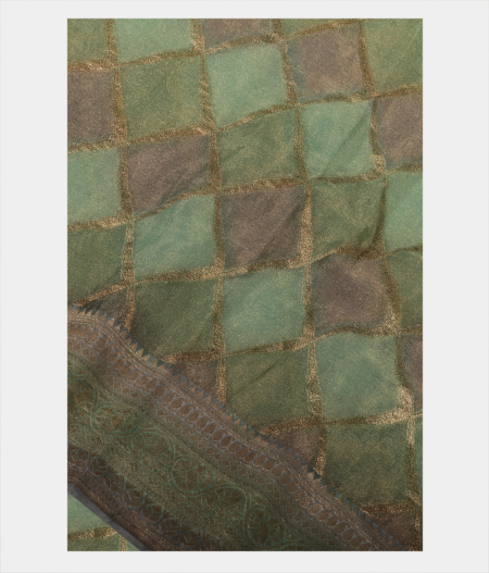 Green Georgette Silk Saree T219299-image