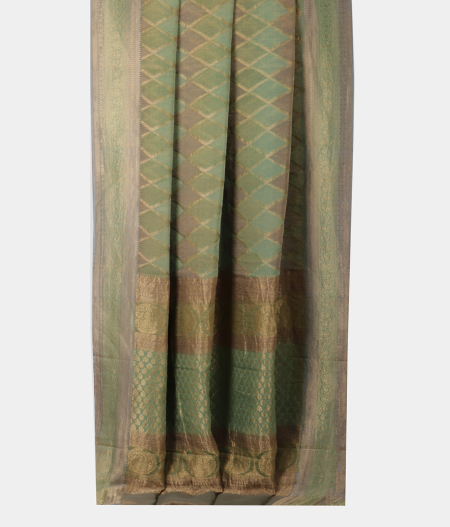Green Georgette Silk Saree T2192992