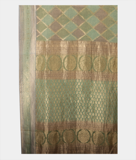 Green Georgette Silk Saree T2192994